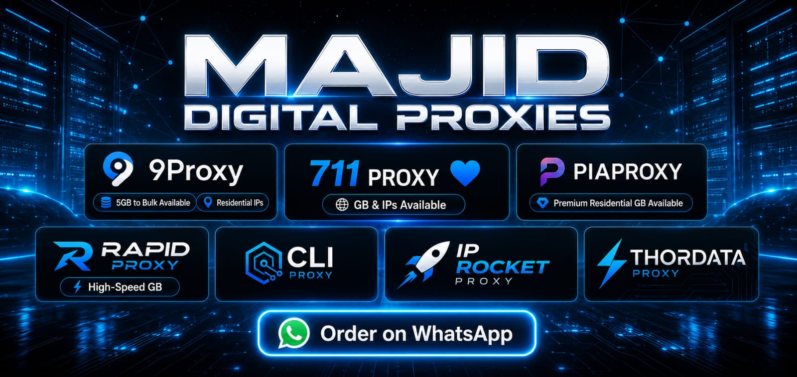Buy premium residential proxies